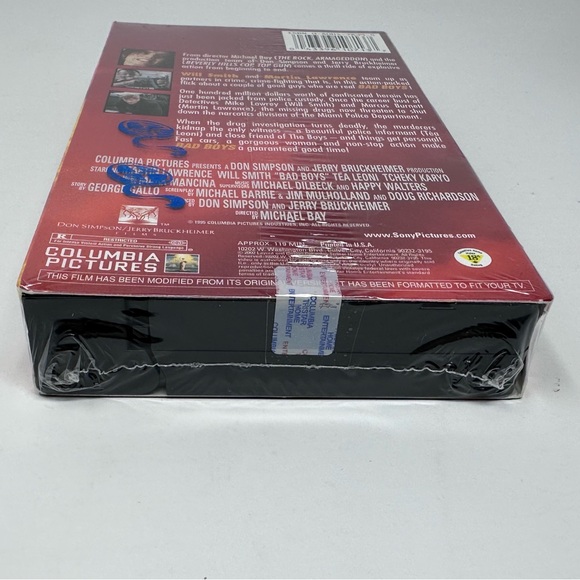 Bad Boys VHS 1995 Will Smith Martin Lawrence Whatcha Gonna Do Factory Sealed - Picture 3 of 7